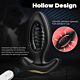 Habiki - Vibrating Swirl Butt Plug With Wireless Remote