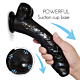 Ezra - Black Dildo with Suction Cup 7 Inch