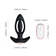 Habiki - Vibrating Swirl Butt Plug With Wireless Remote