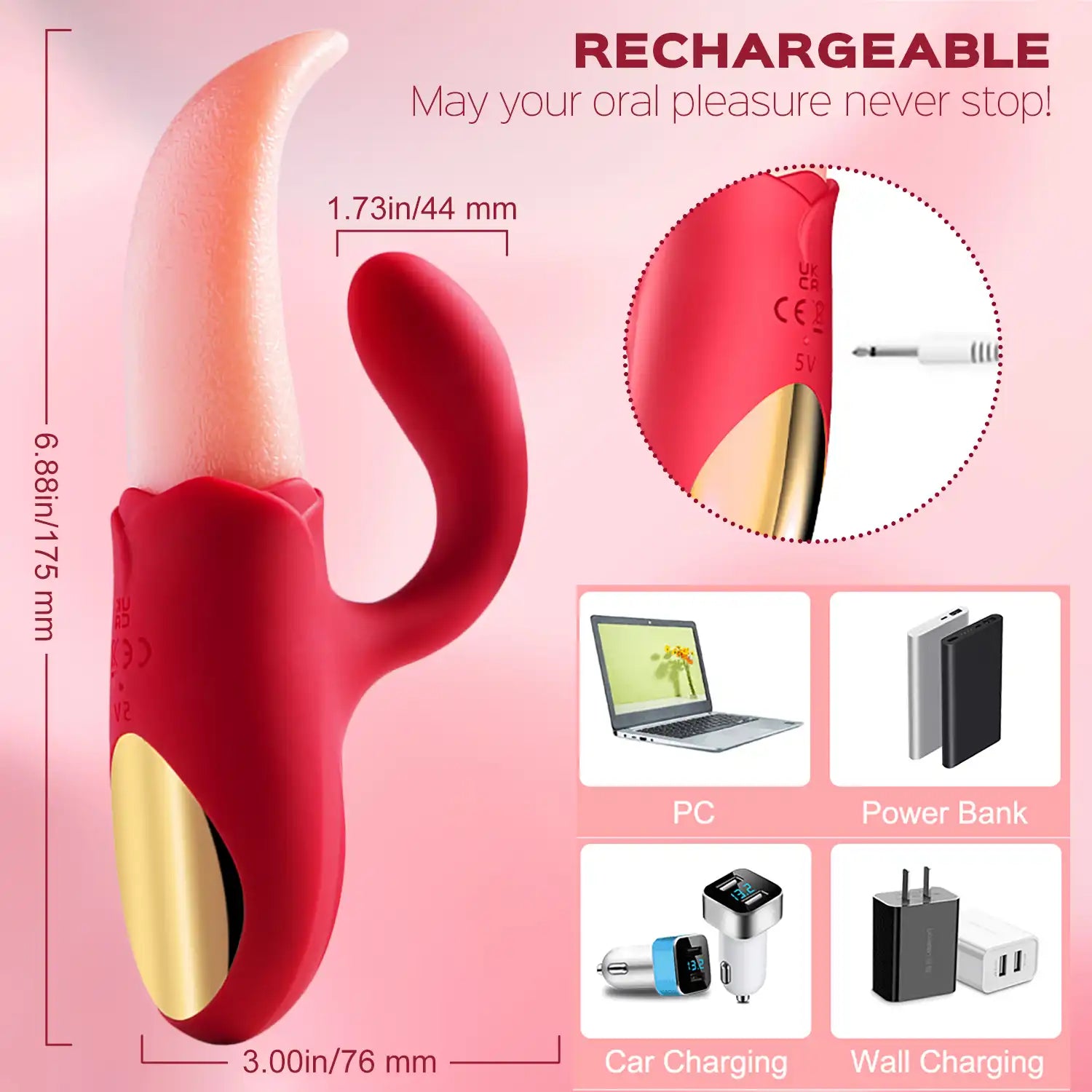 Dr Ora - Clit Stimulator  Tongue Vibrator Rabbit Vibrator